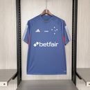 Camisa Cruzeiro de Treino 24/25 - Azul e Laranja