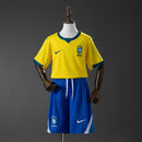 Conjunto Infantil Brasil I 2026 - Amarelo