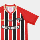 Camisa São Paulo Away 25/26 - Preta e vermelha