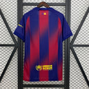 Camisa Barcelona Home 25/26 - Azul e Vermelha